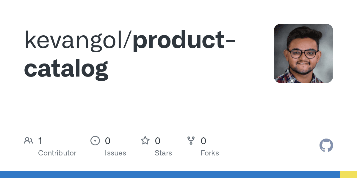 product-catalog repository preview