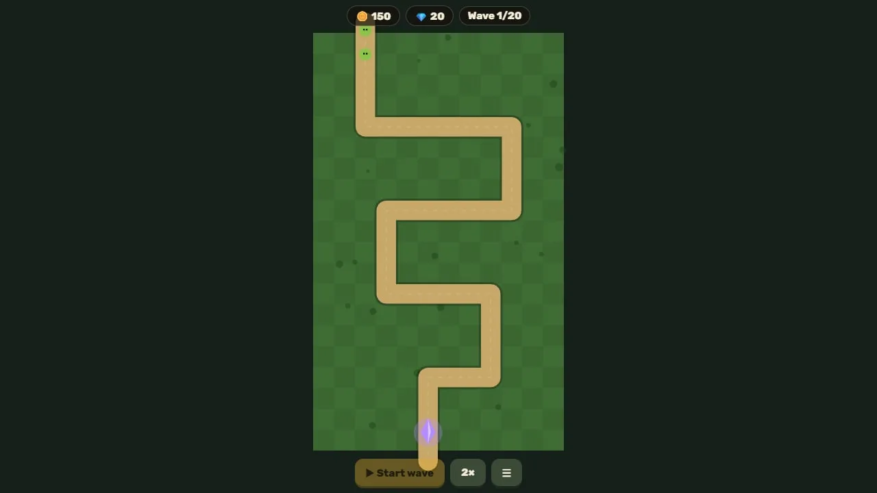 Crystal Keep TD screenshot 1
