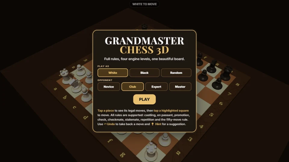 Grandmaster Chess 3D cover