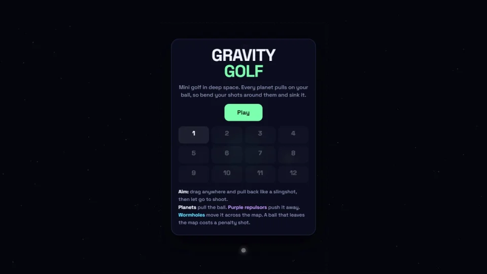 Gravity Golf cover