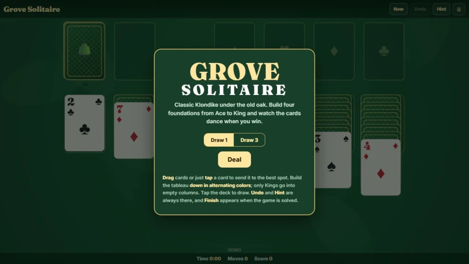 Grove Solitaire cover
