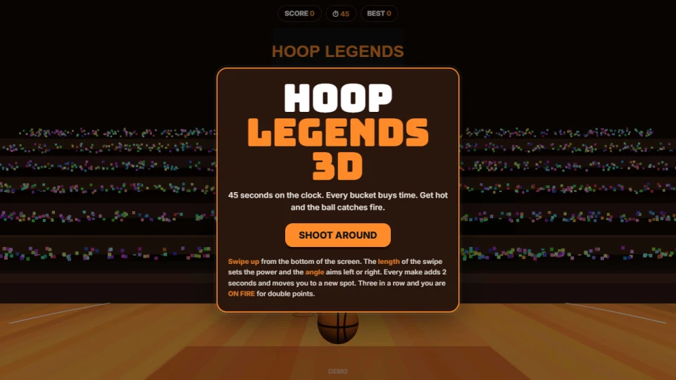 Hoop Legends 3D cover