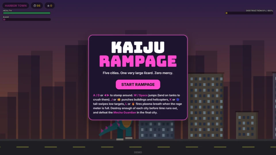 Kaiju Rampage cover