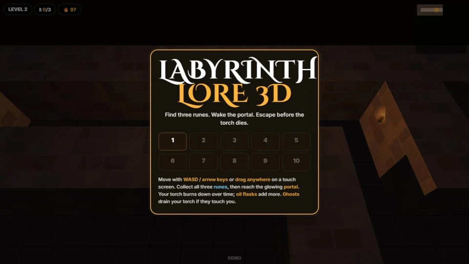 Labyrinth Lore 3D cover