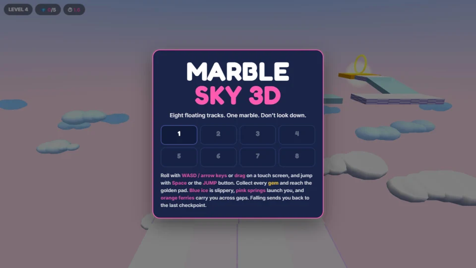 Marble Sky 3D cover