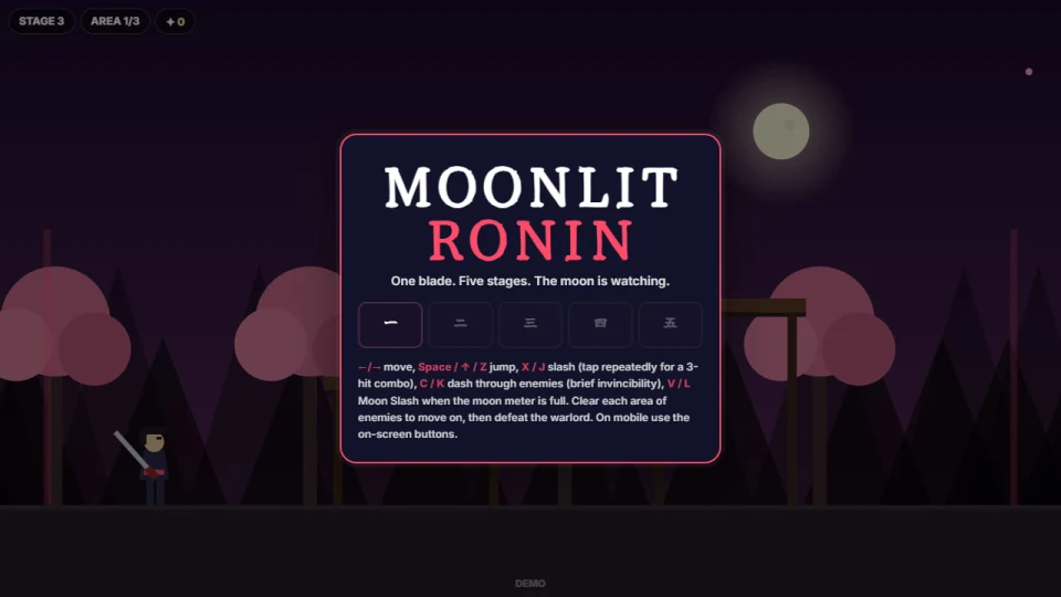 Moonlit Ronin cover