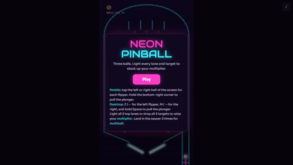 Neon Pinball cover