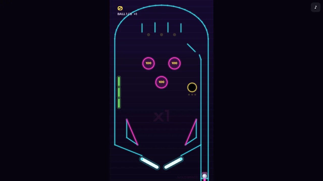 Neon Pinball screenshot 1