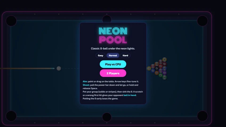 Neon Pool cover