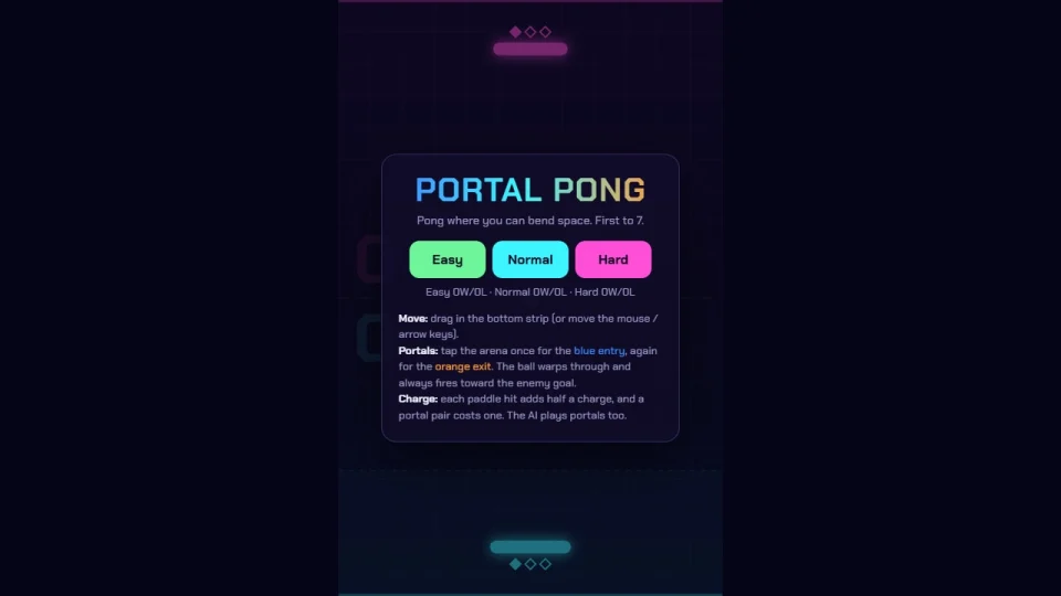 Portal Pong cover