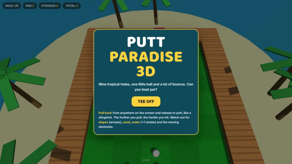 Putt Paradise 3D cover