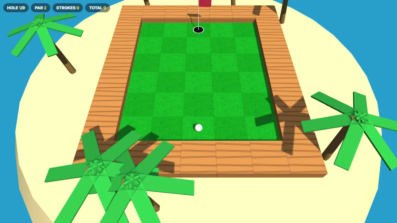 Putt Paradise 3D screenshot 1