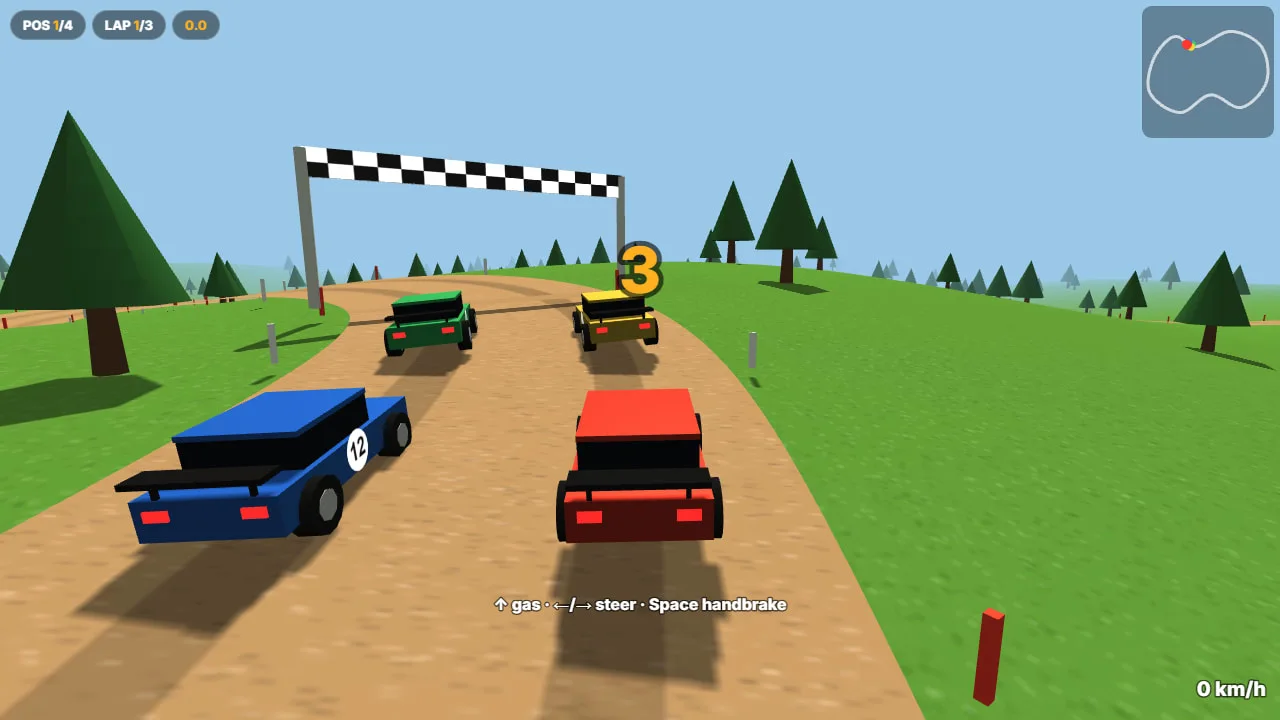 Rally Ridge 3D screenshot 1
