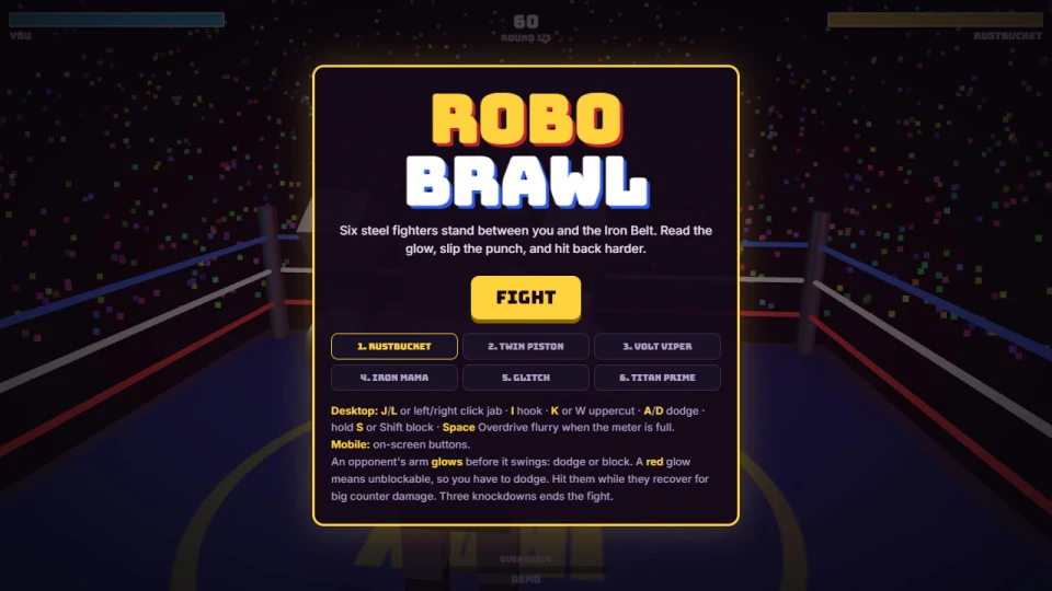 Robo Brawl 3D cover