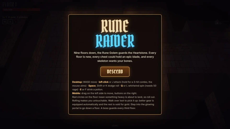 Rune Raider 3D cover