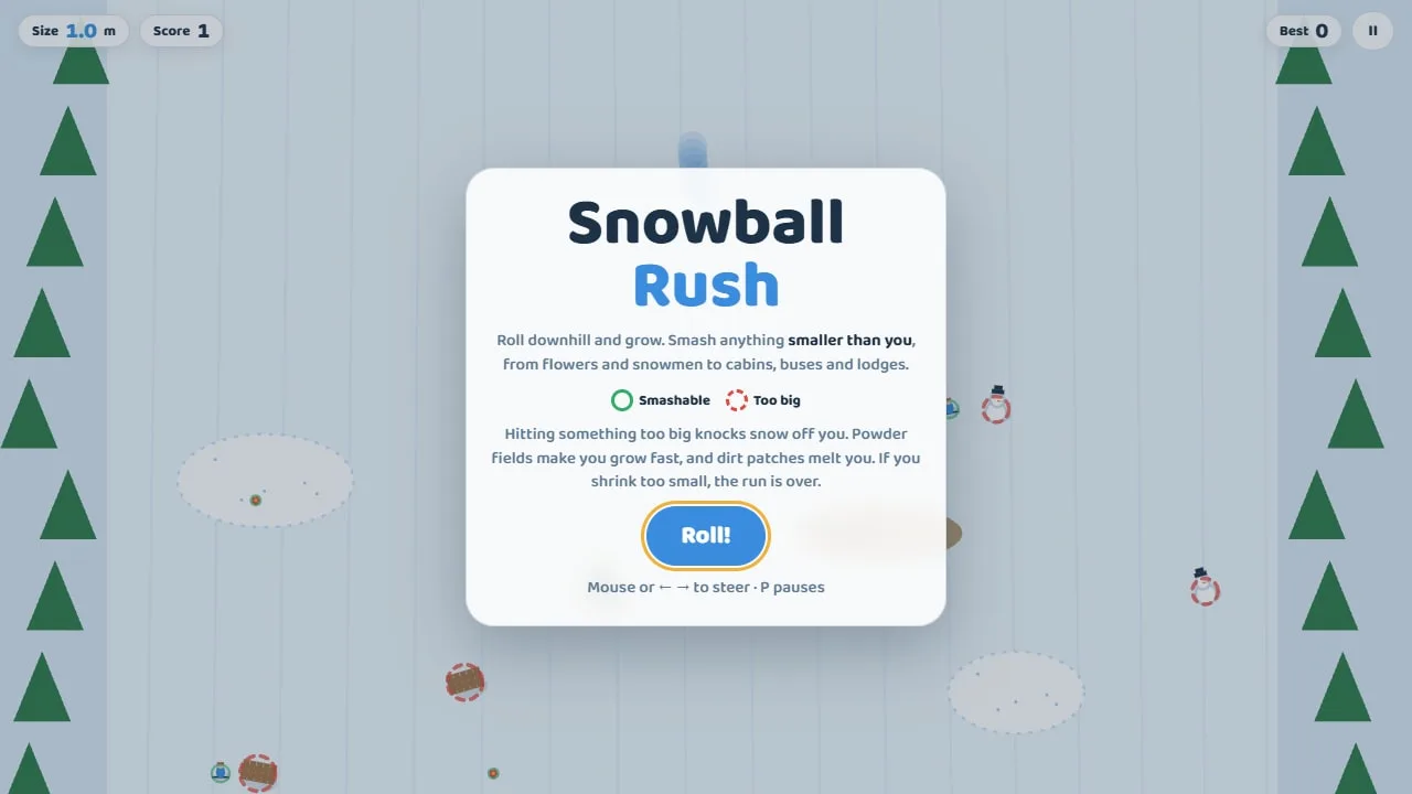 Snowball Rush screenshot 1