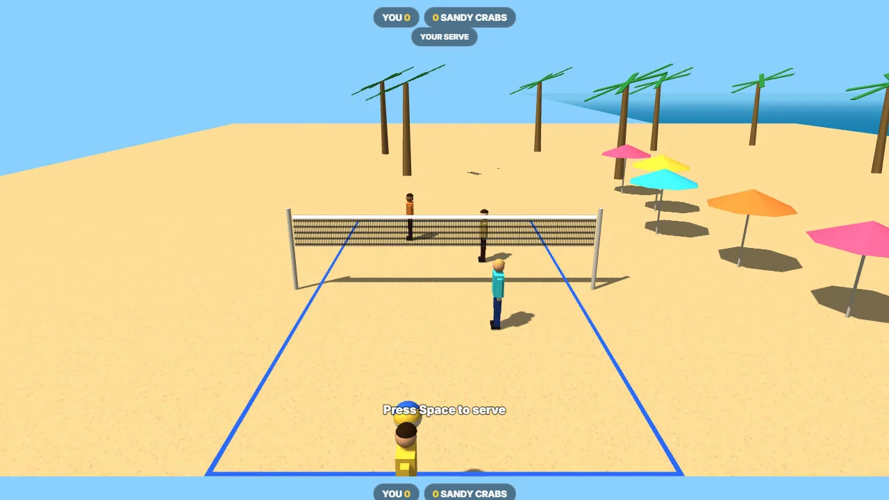 Spike Beach Volleyball 3D screenshot 1