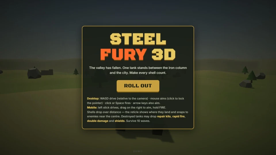 Steel Fury 3D cover
