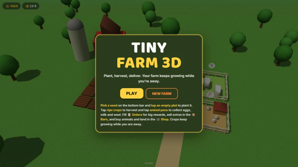 Tiny Farm 3D cover