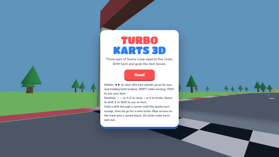Turbo Karts 3D cover