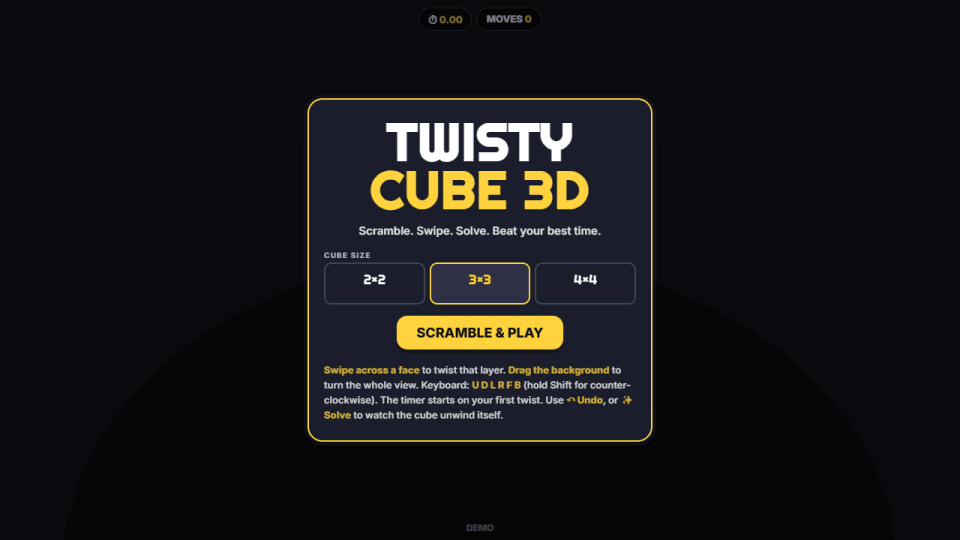 Twisty Cube 3D cover