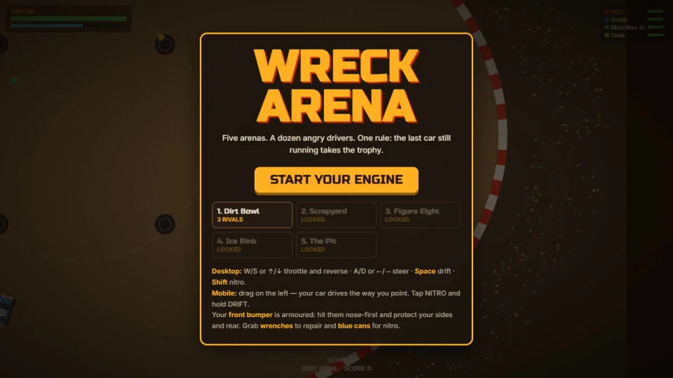 Wreck Arena cover